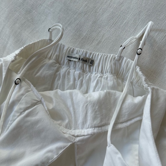 Abercrombie & Fitch Mini BabyDoll Dress White - Picture 2 of 2